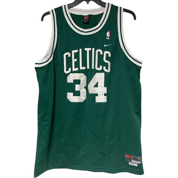 Paul Pierce Jersey #34 Green Boston Celtics Authentic Nike Team Stitched Size XL